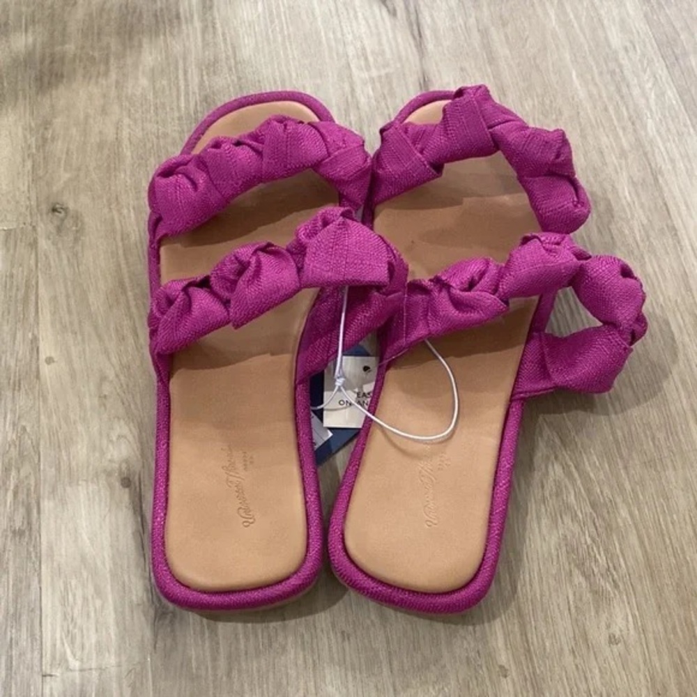 Universal Thread Fuchsia Braided Sandals - image 3